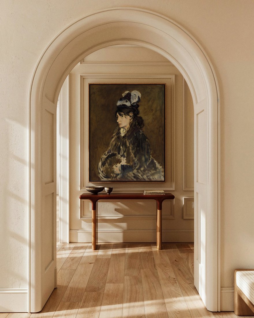 Berthe Morisot au Manchon – Édouard Manet