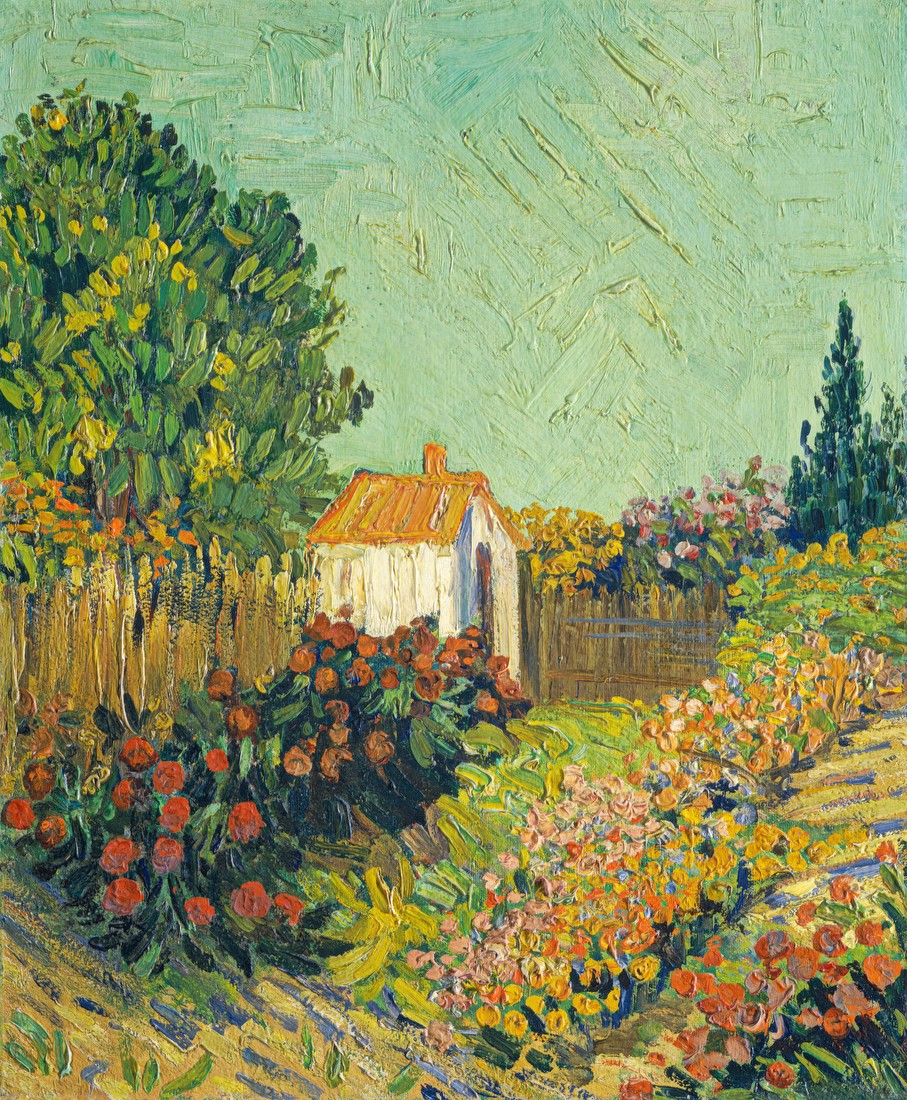Garden with Small House – Vincent van Gogh