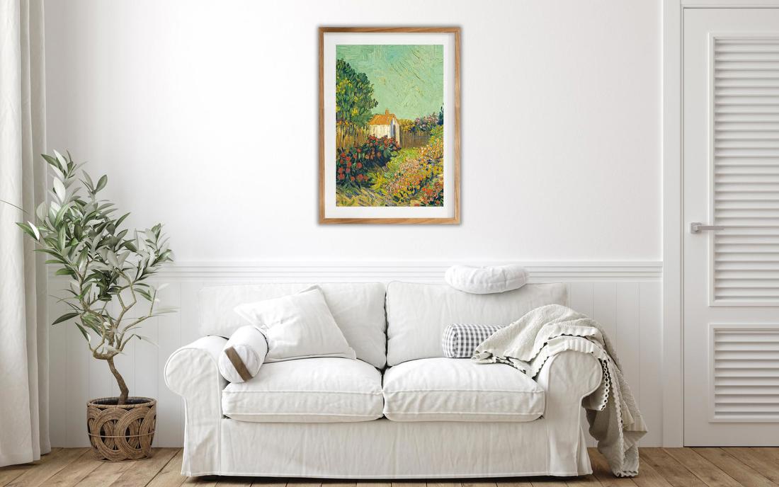 Garden with Small House – Vincent van Gogh