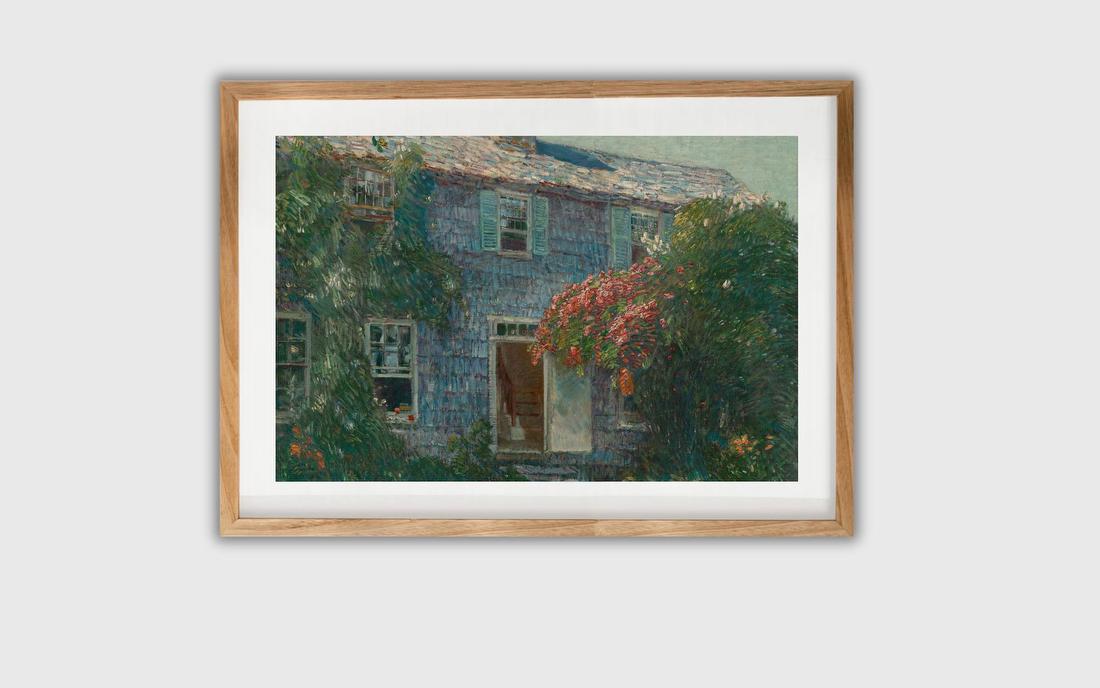 Old House and Garden – Childe Hassam