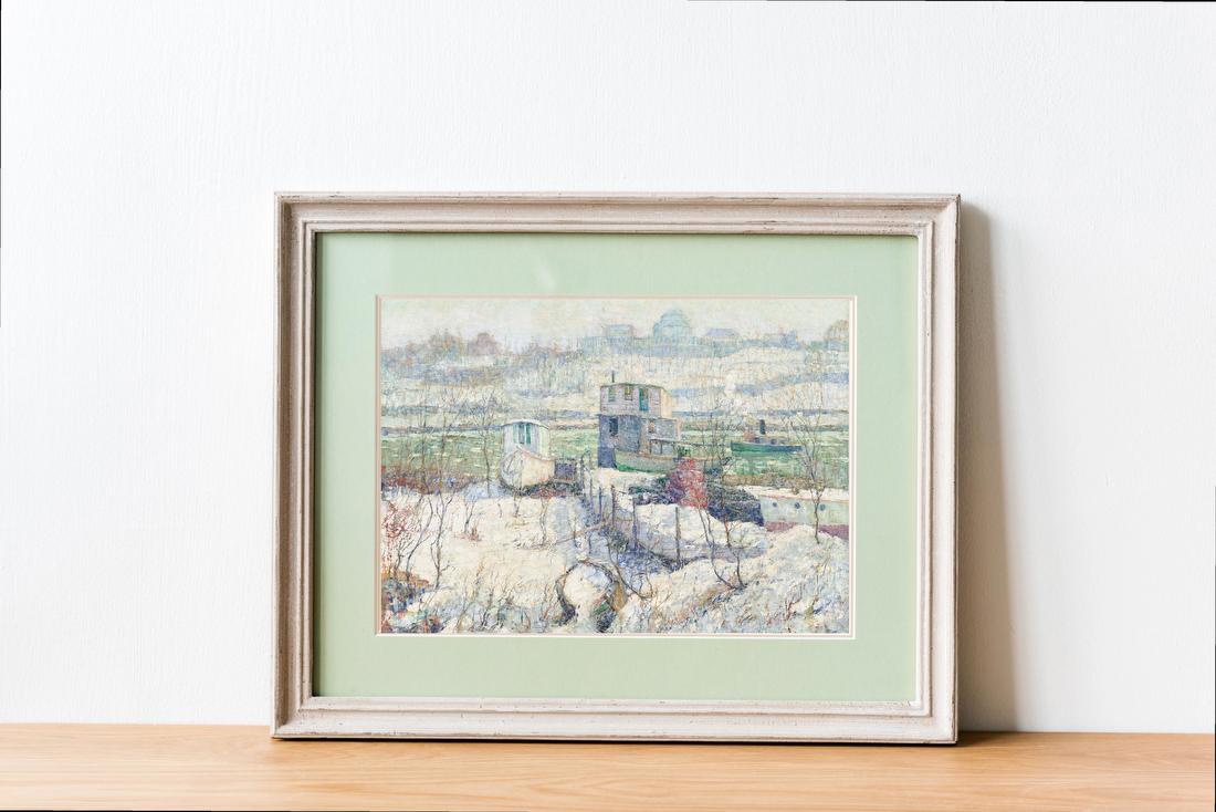 Harlem River Winter Scene – Ernest Lawson