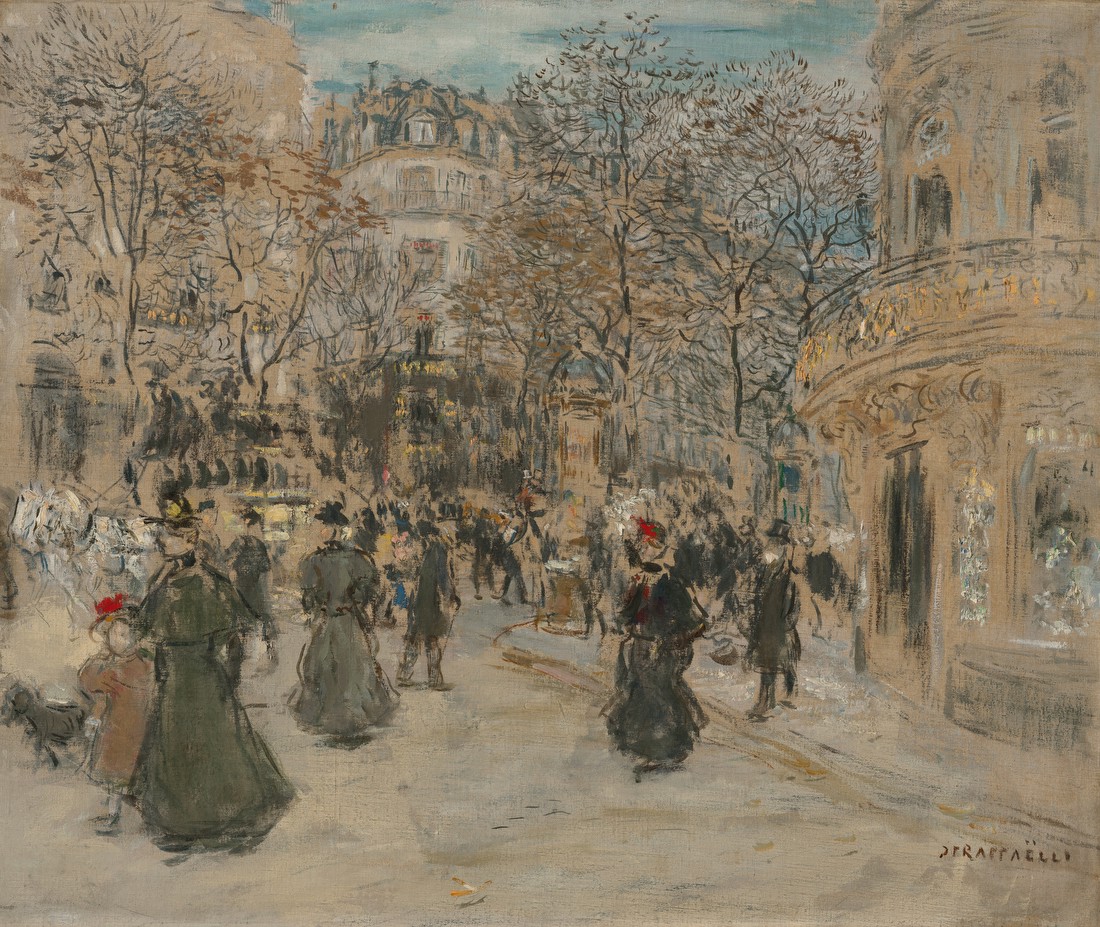 The Boulevard – Jean François Raffaëlli