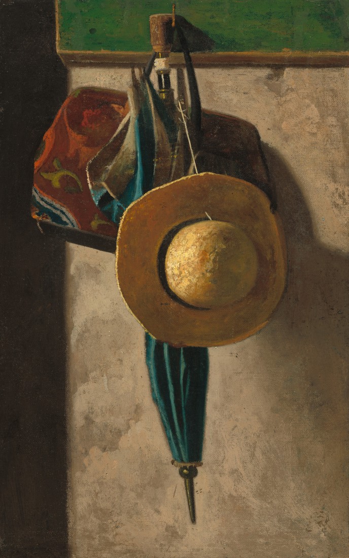 Straw Hat, Bag, and Umbrella – John Frederick Peto