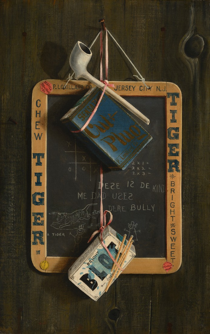 Slate, Pipe, Tobacco, and Box of Matches – Peter McCallion