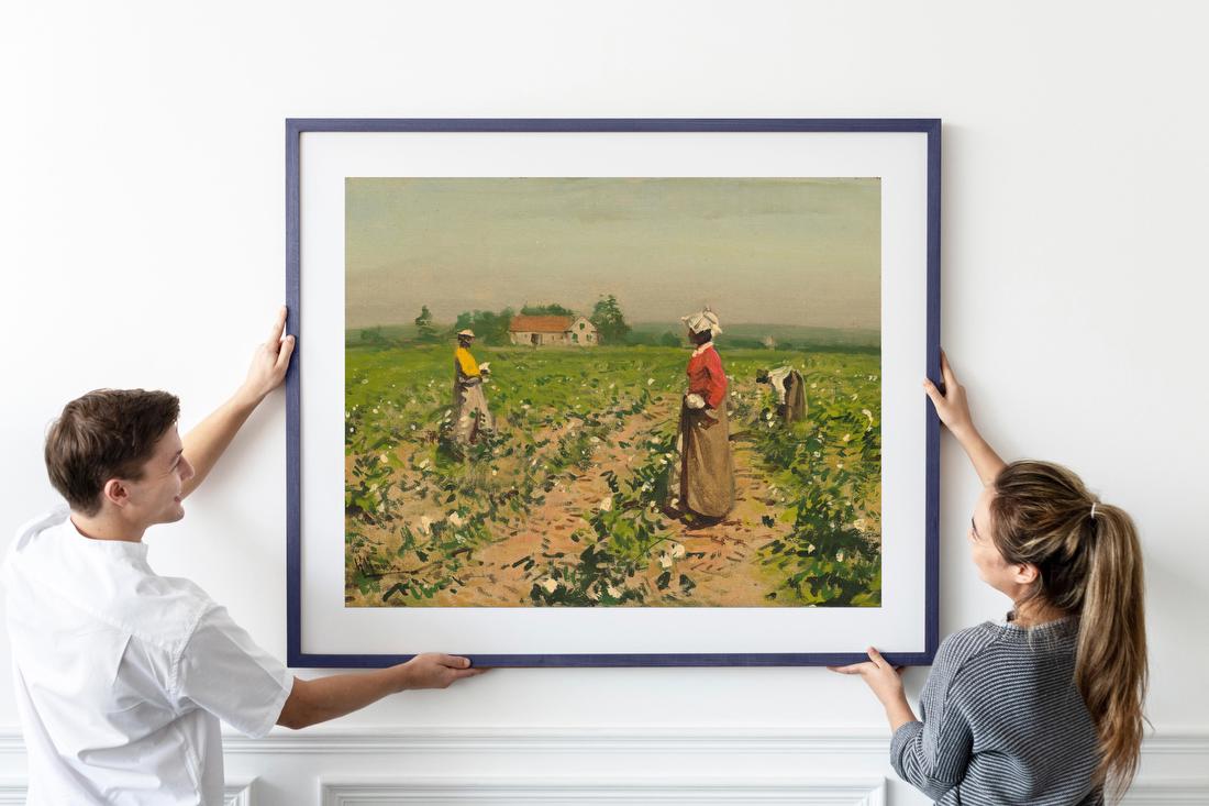 Picking Cotton – William Gilbert Gaul