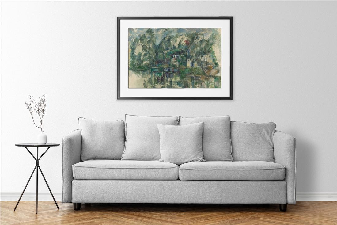 At the Water's Edge – Paul Cezanne