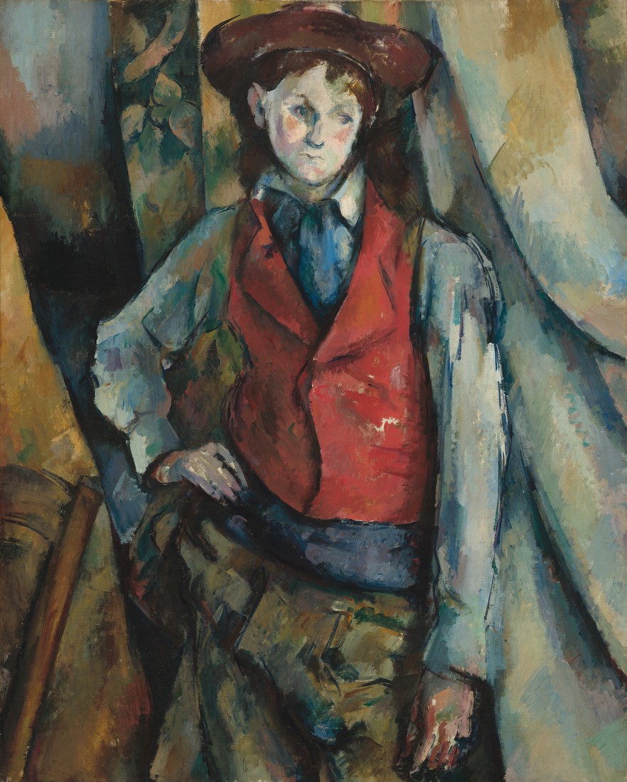 Boy in a Red Vest – Paul Cezanne