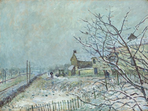 First Snow in Louveciennes