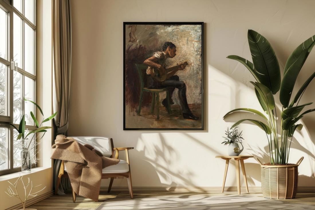 The Banjo Player – Thomas Eakins