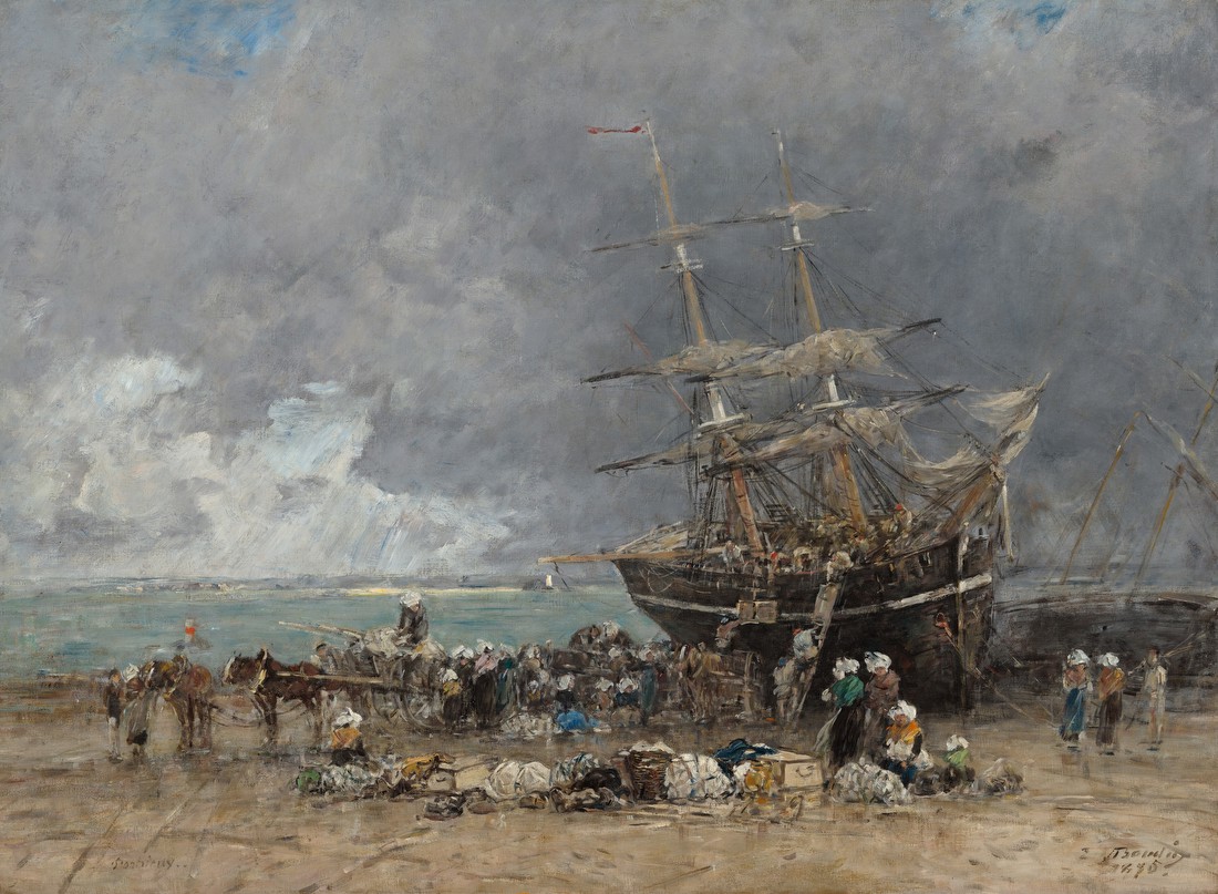 Return of the Terre-Neuvier – Eugène Louis Boudin