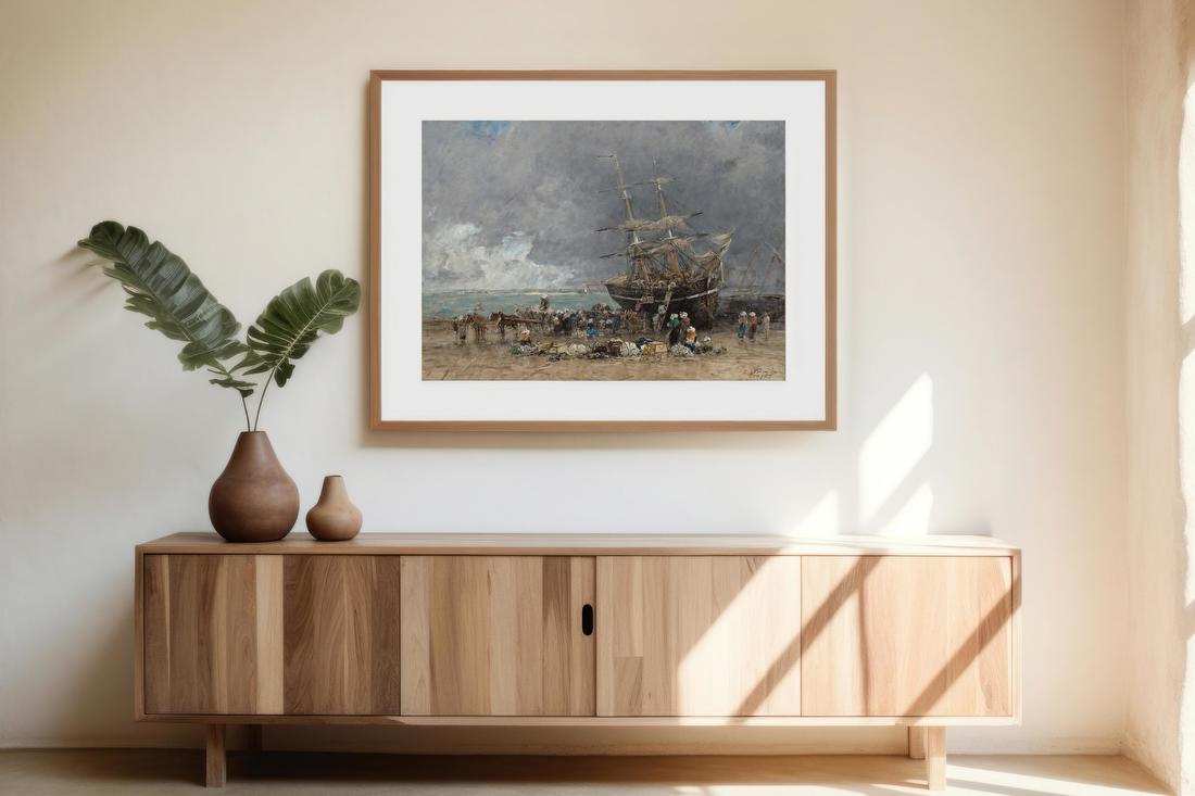 Return of the Terre-Neuvier – Eugène Louis Boudin