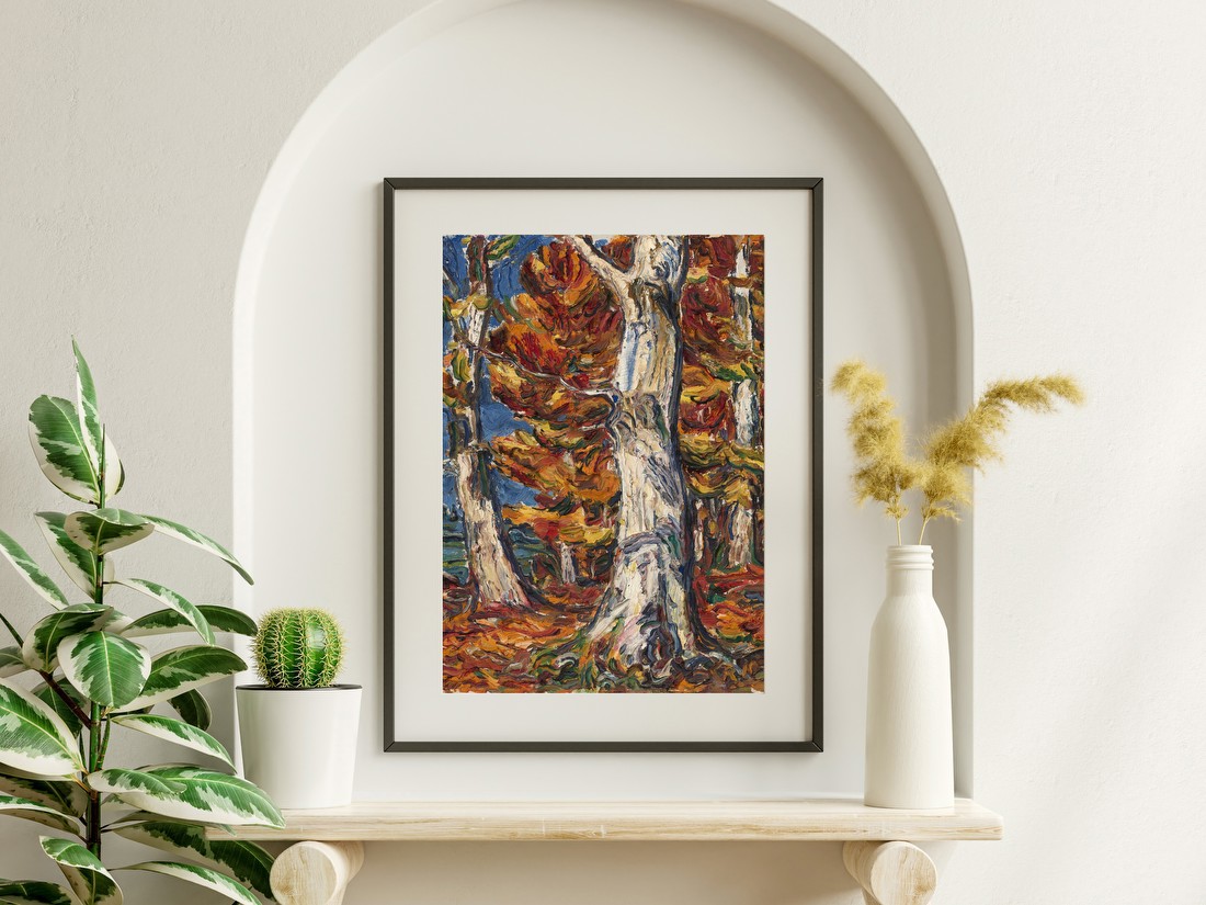 White Beeches in Fall – Christian Rohlfs