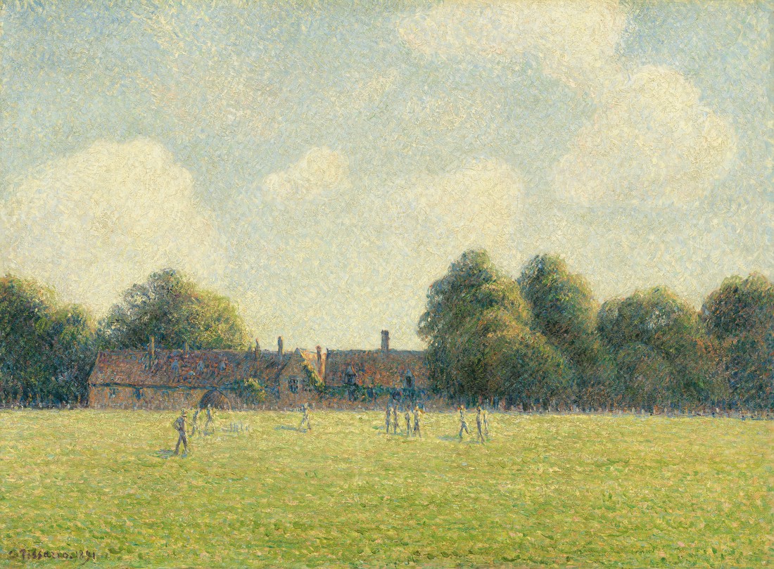 Hampton Court Green – Camille Pissarro