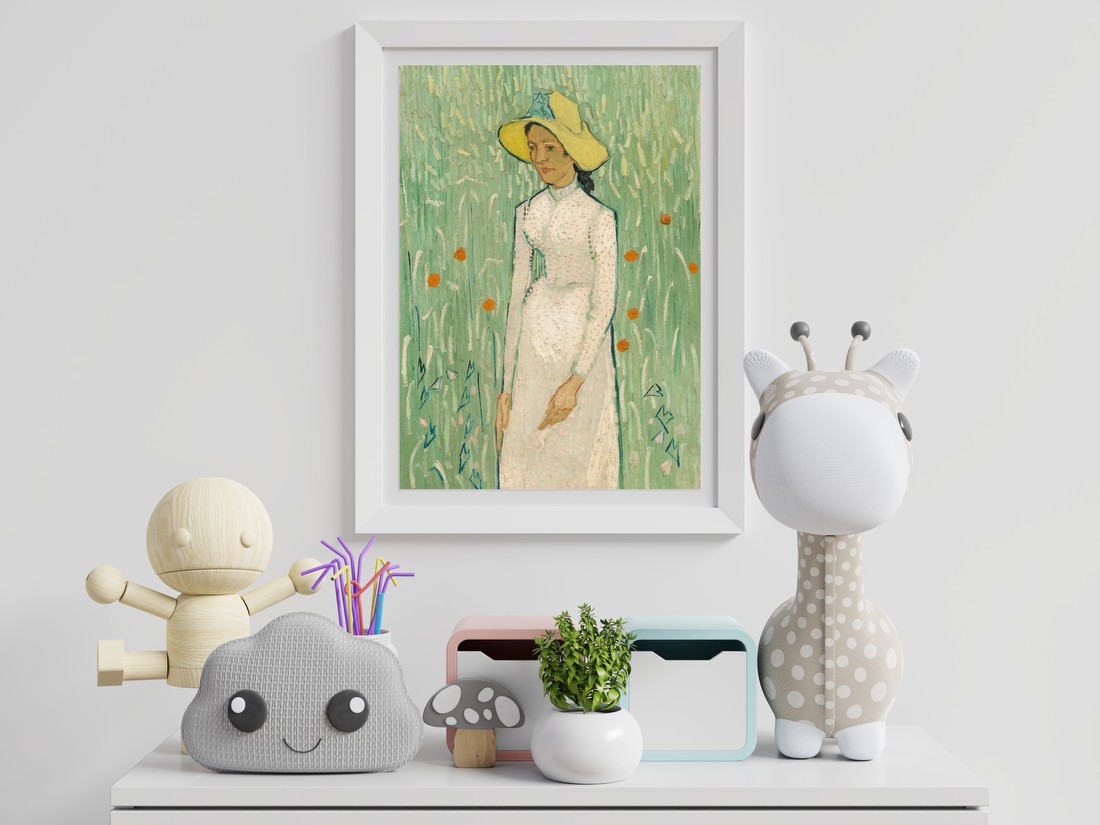 Girl in White in the Woods – Vincent van Gogh