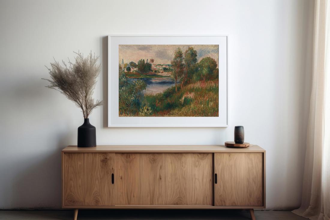 Landscape at Vétheuil – Pierre-Auguste Renoir