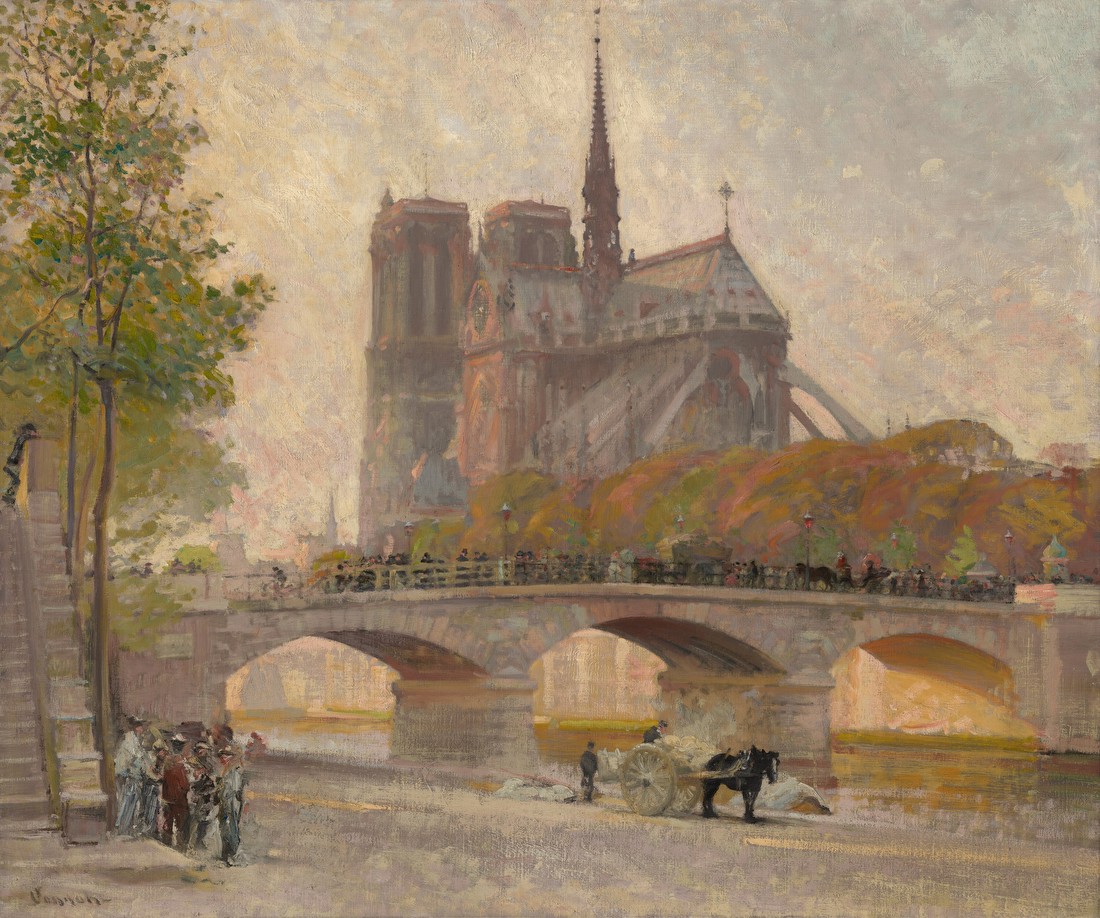 Notre Dame de Paris – Robert William Vonnoh