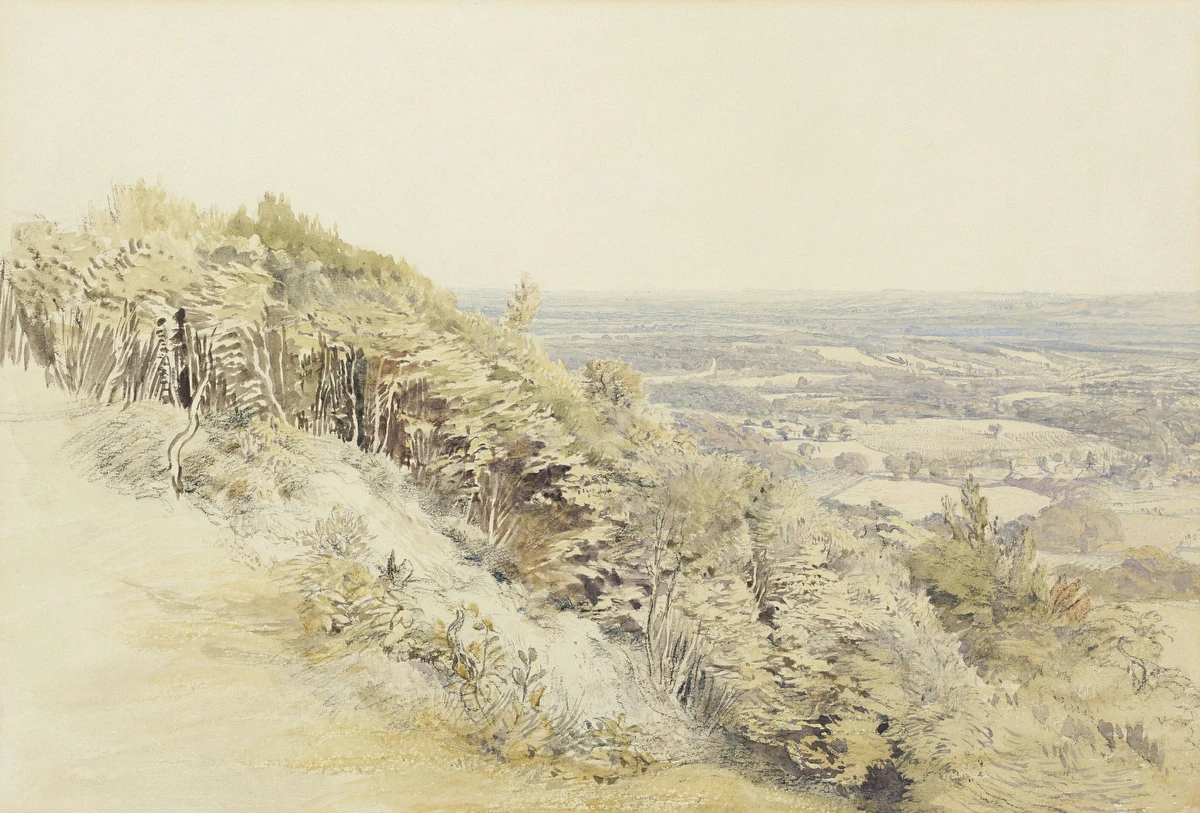 View from Wilmots Hill, Kent – Samuel Palmer