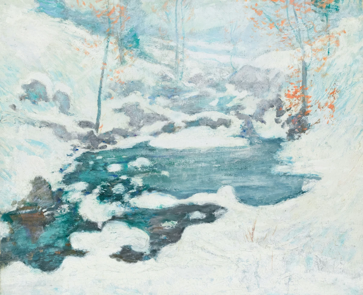 Icebound – John Henry Twachtman