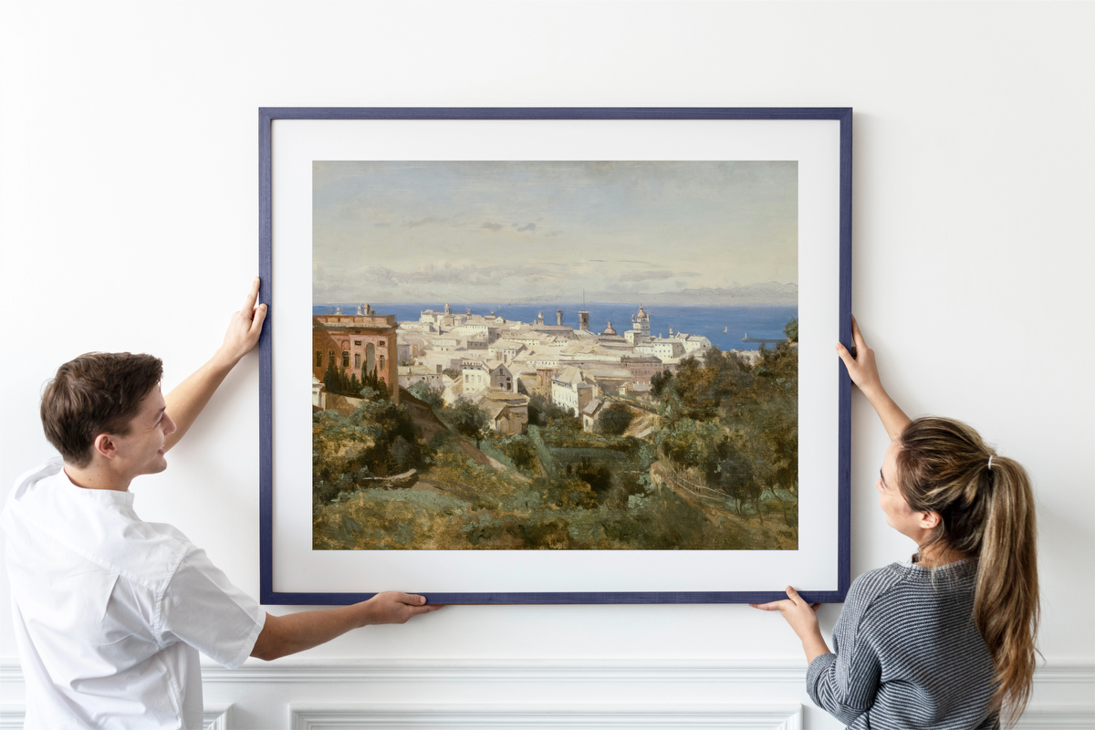 View of Genoa – Jean-Baptiste-Camille Corot