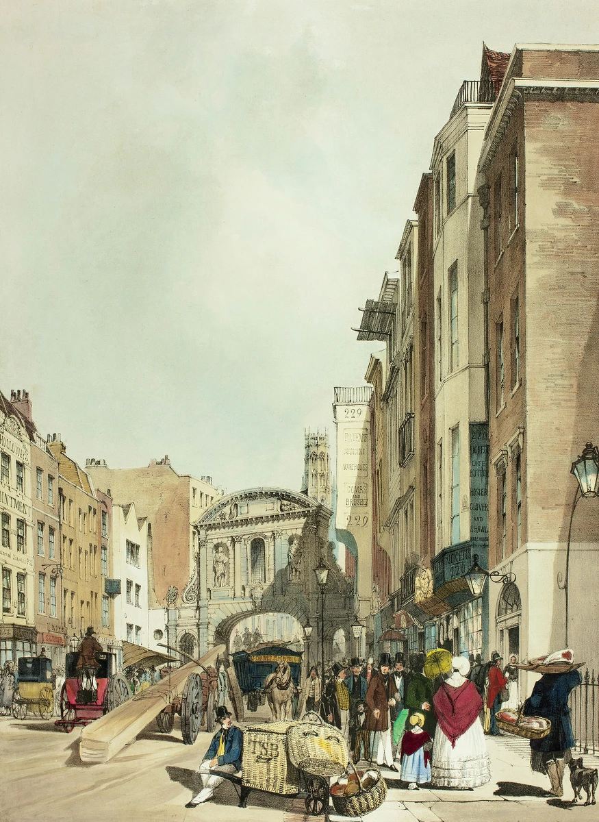 Temple Bar from The Strand – Thomas Shotter Boys