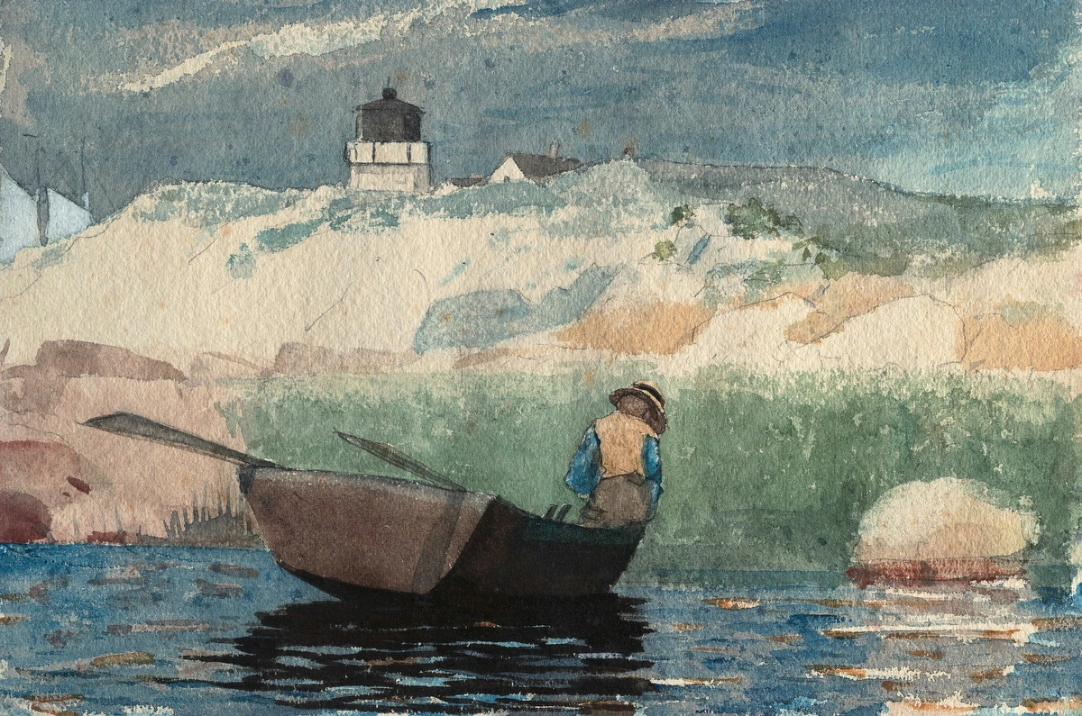 Boy in Boat, Gloucester – Winslow Homer
