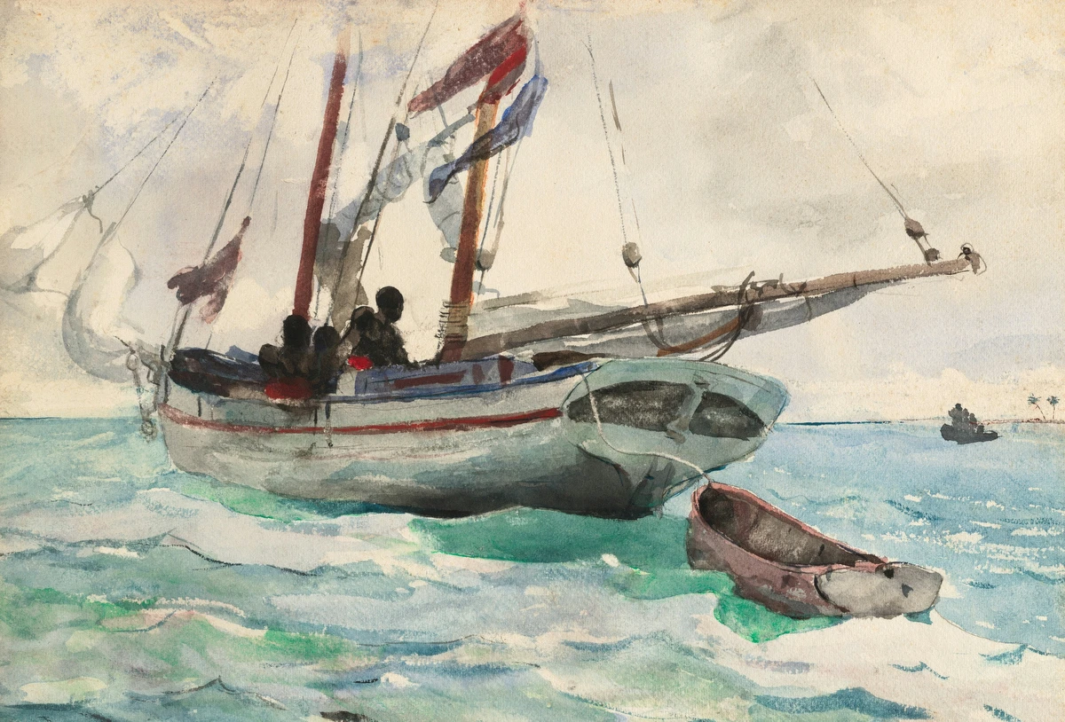Schooner - Nassau – Winslow Homer