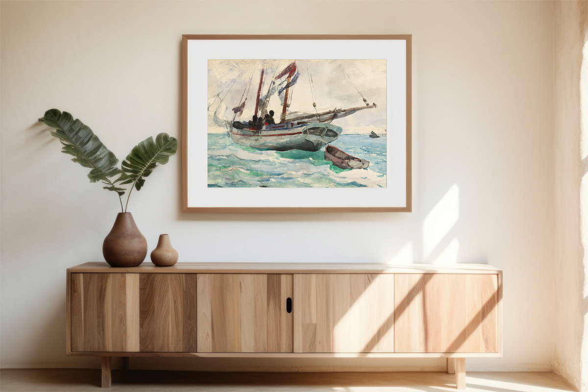 Schooner - Nassau – Winslow Homer