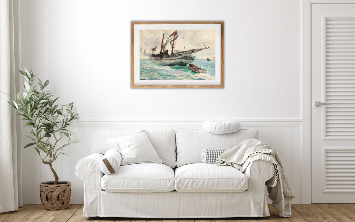 Schooner - Nassau – Winslow Homer