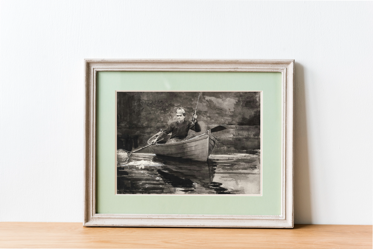 Netting the Fish – Winslow Homer