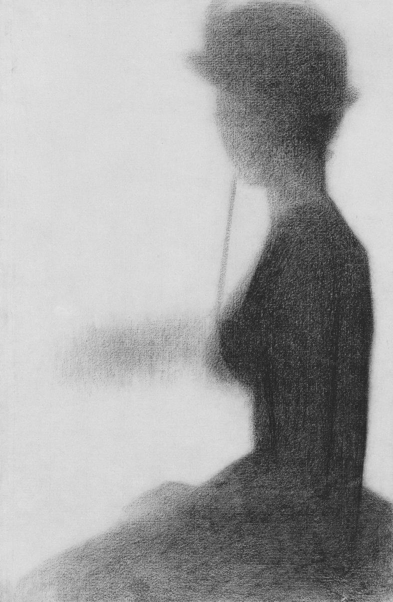 Seated Woman with a Parasol – Georges Seurat