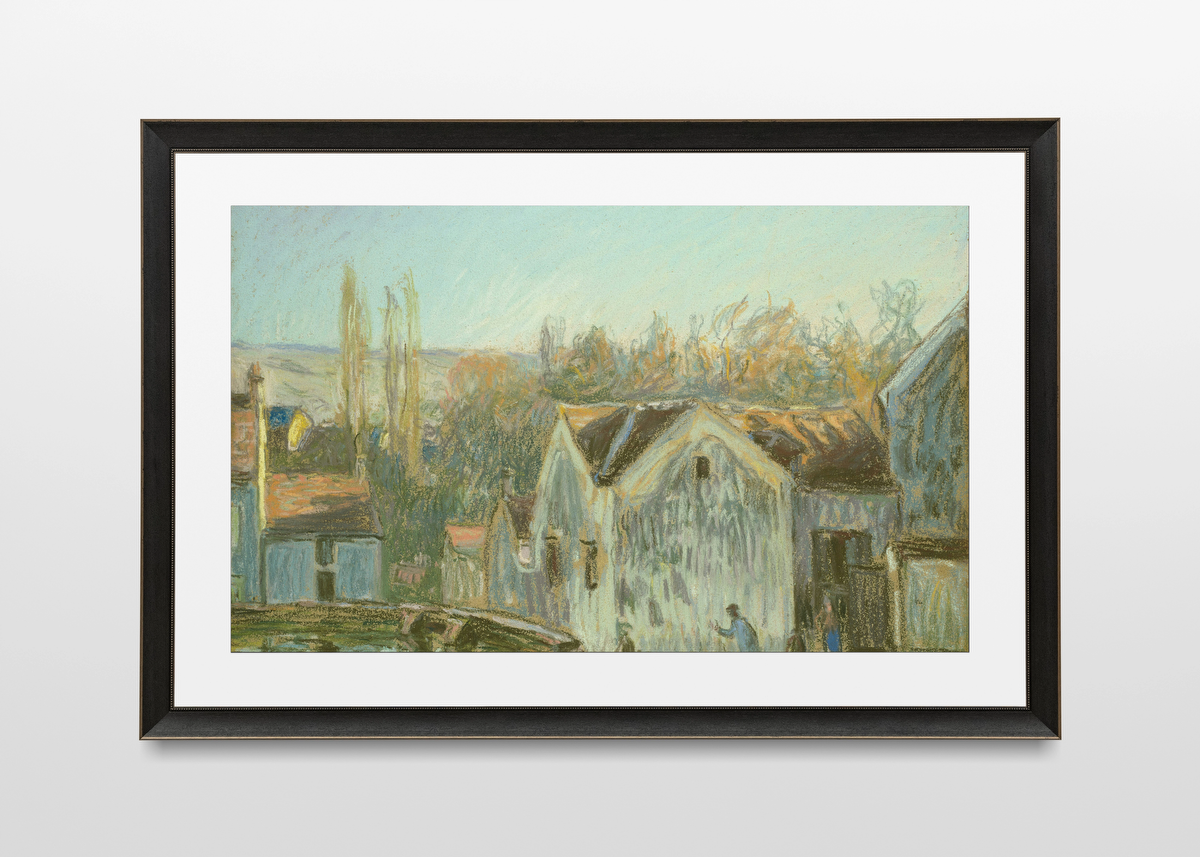 A Corner of Moret-sur-Loing – Alfred Sisley
