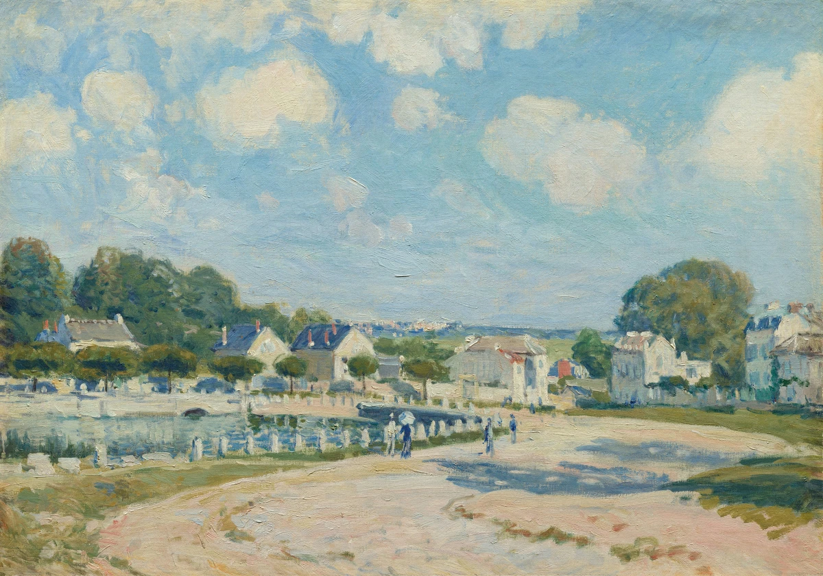 Watering Place at Marly – Alfred Sisley