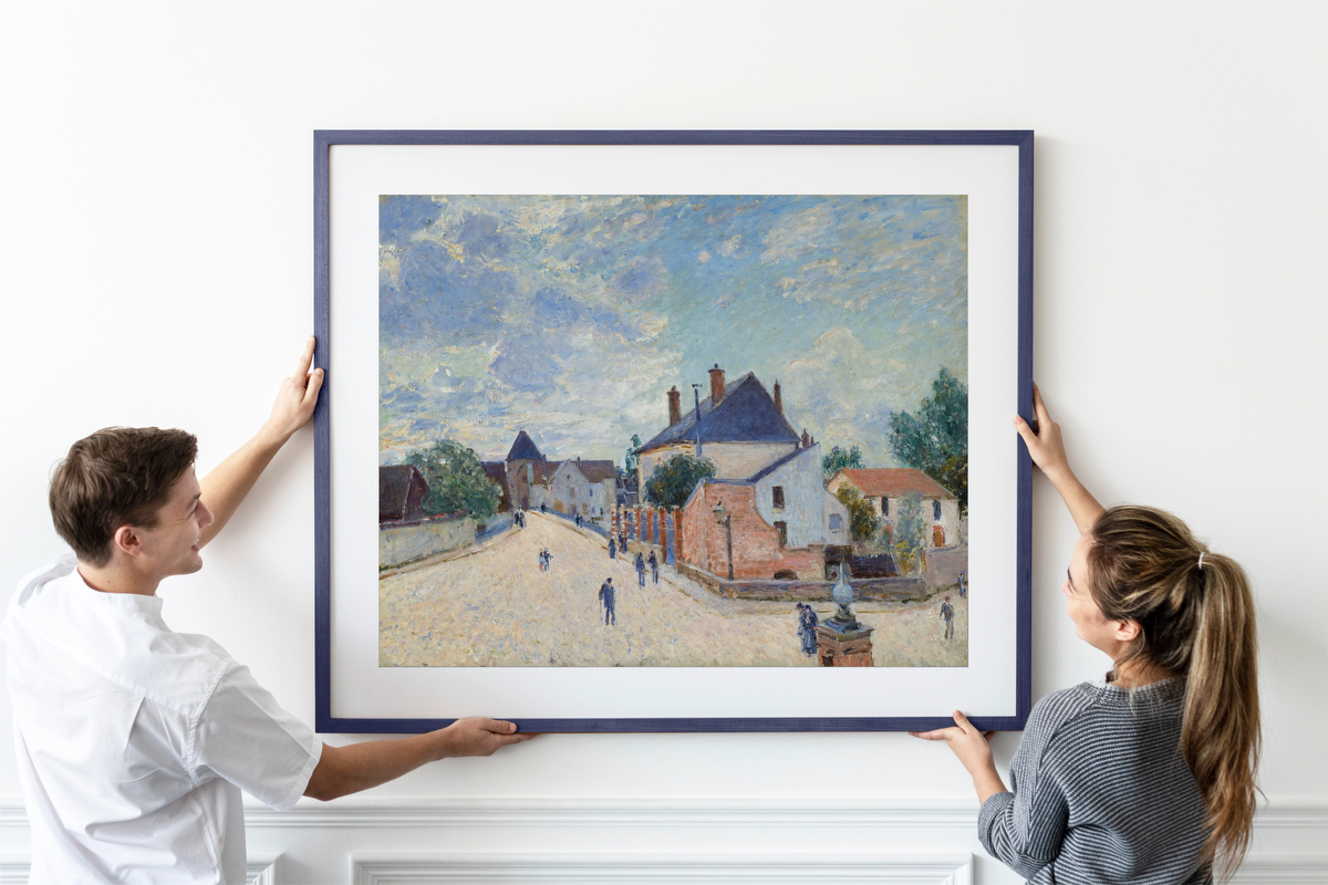 Street in Moret – Alfred Sisley