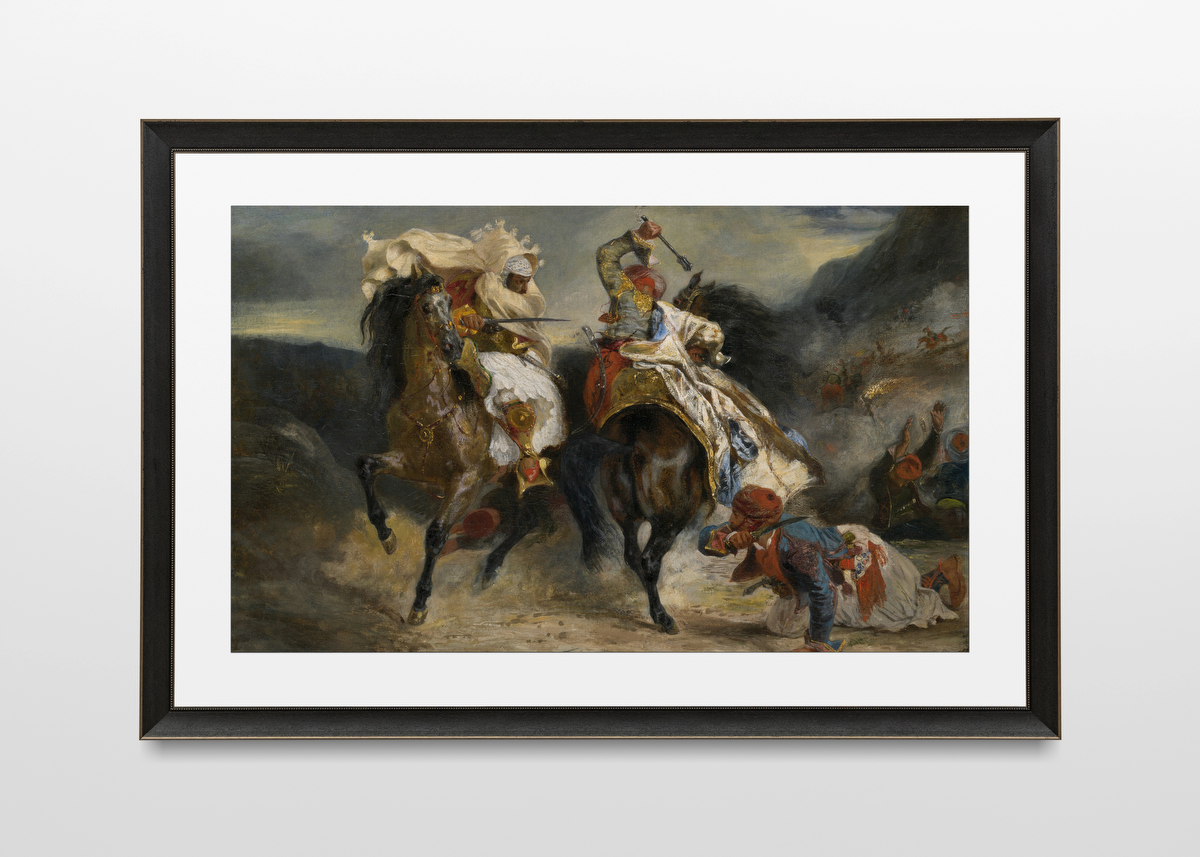 The Combat of the Giaour and Hassan – Eugène Delacroix