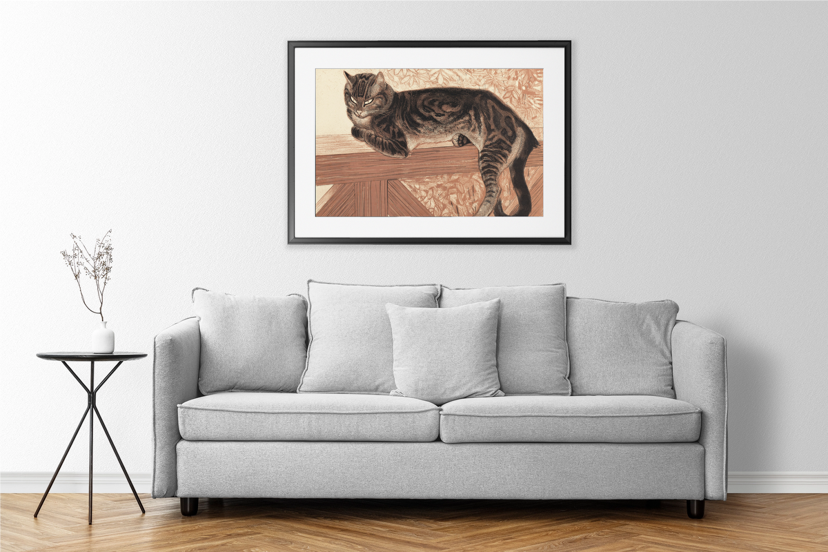 Summer: Cat on a Balustrade – Théophile-Alexandre Steinlen