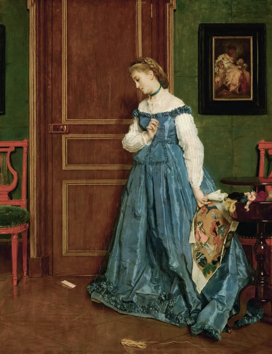 Hesitation – Alfred Stevens