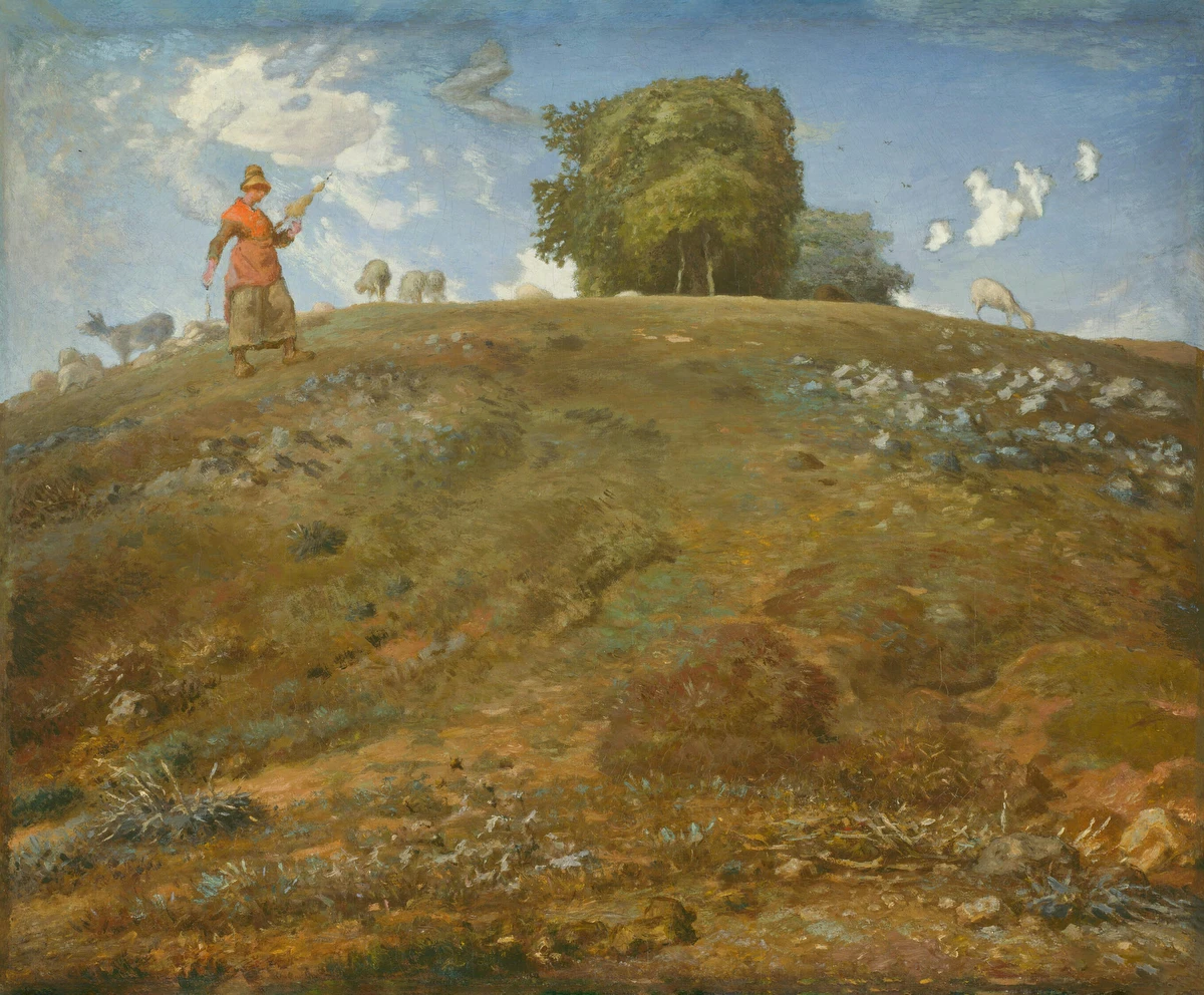 In the Auvergne – Jean-François Millet