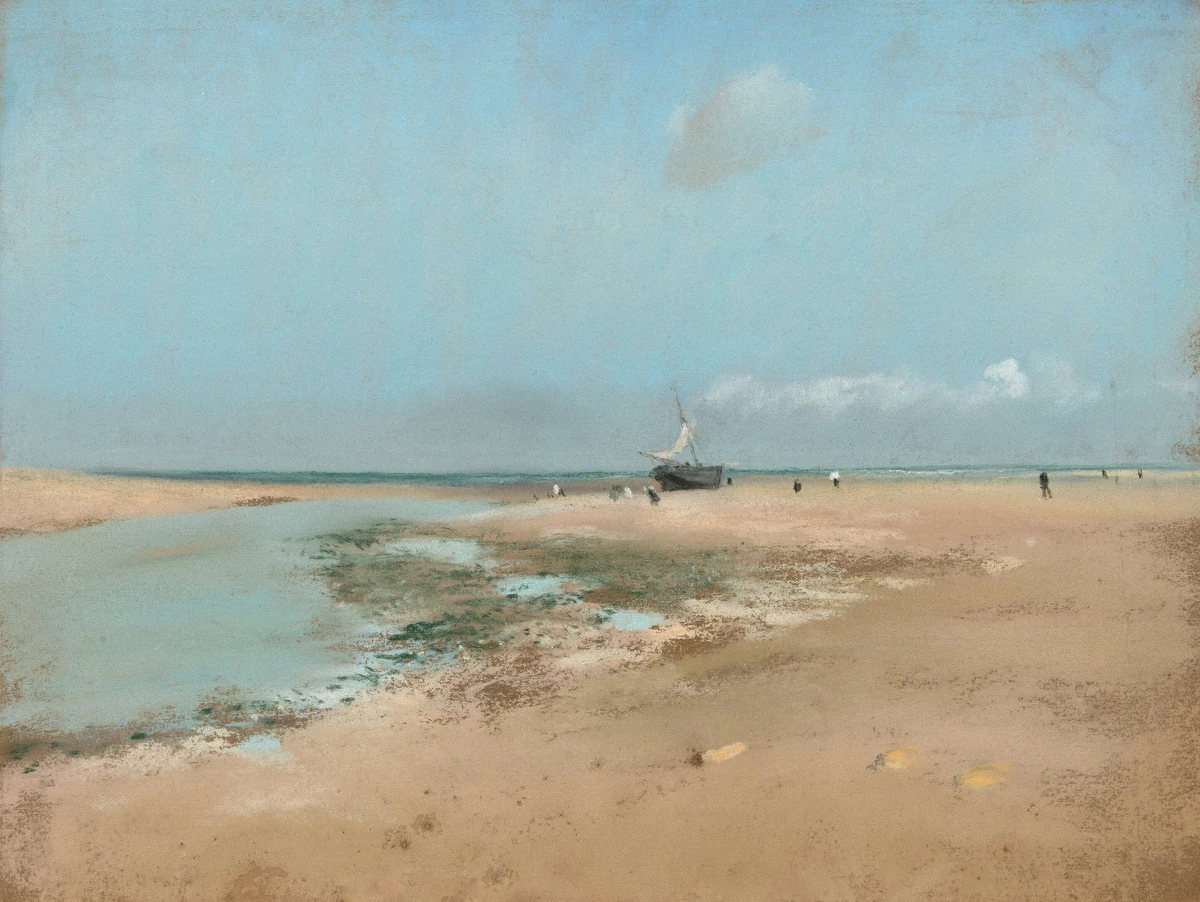 Beach at Low Tide – Hilaire Germain Edgar Degas