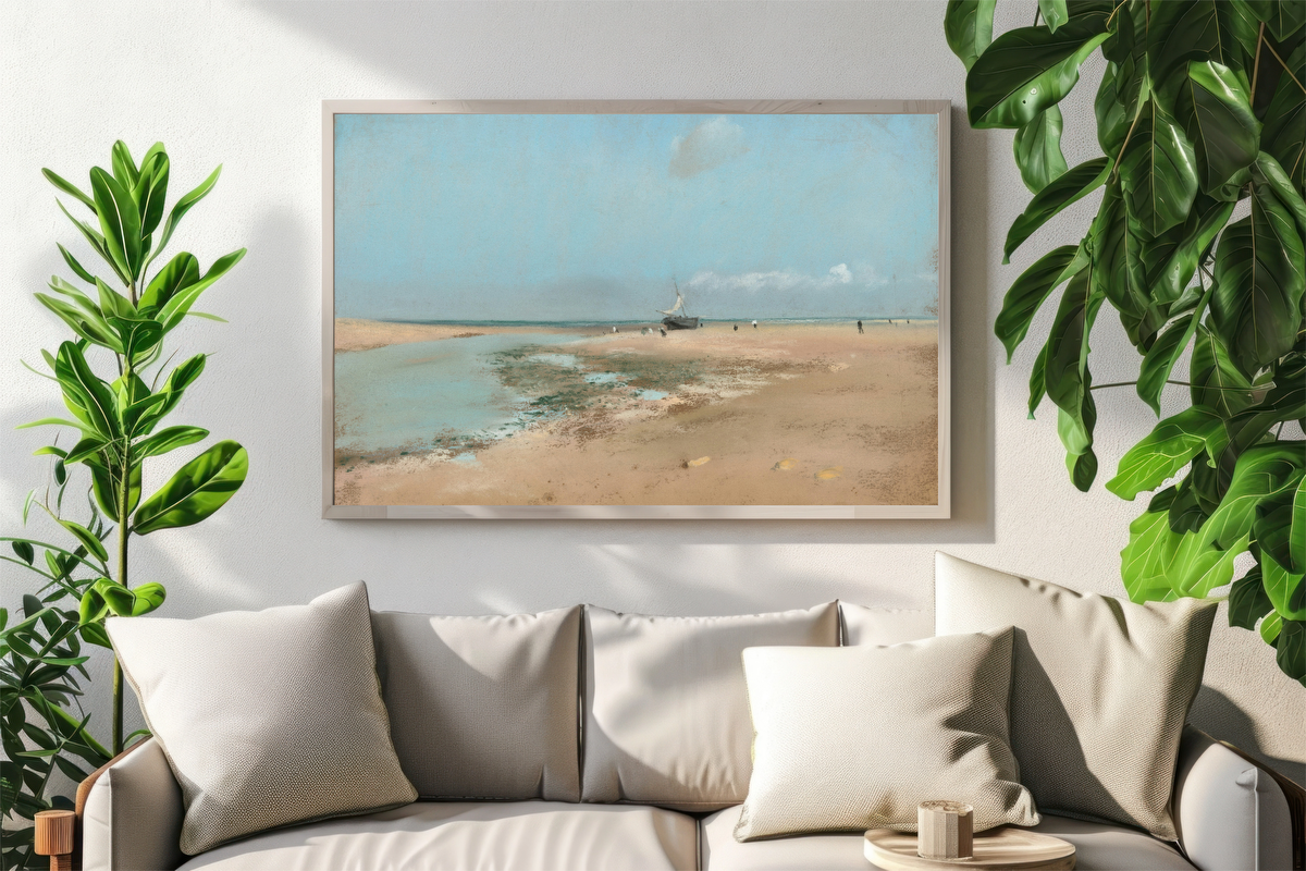 Beach at Low Tide – Hilaire Germain Edgar Degas