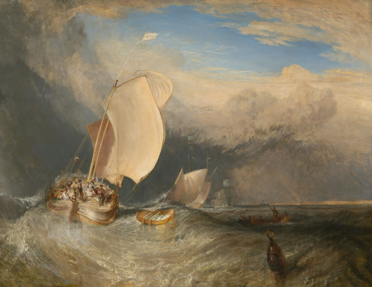 Fishing Boats with Hucksters Bargaining for Fish – Joseph Mallord William Turner