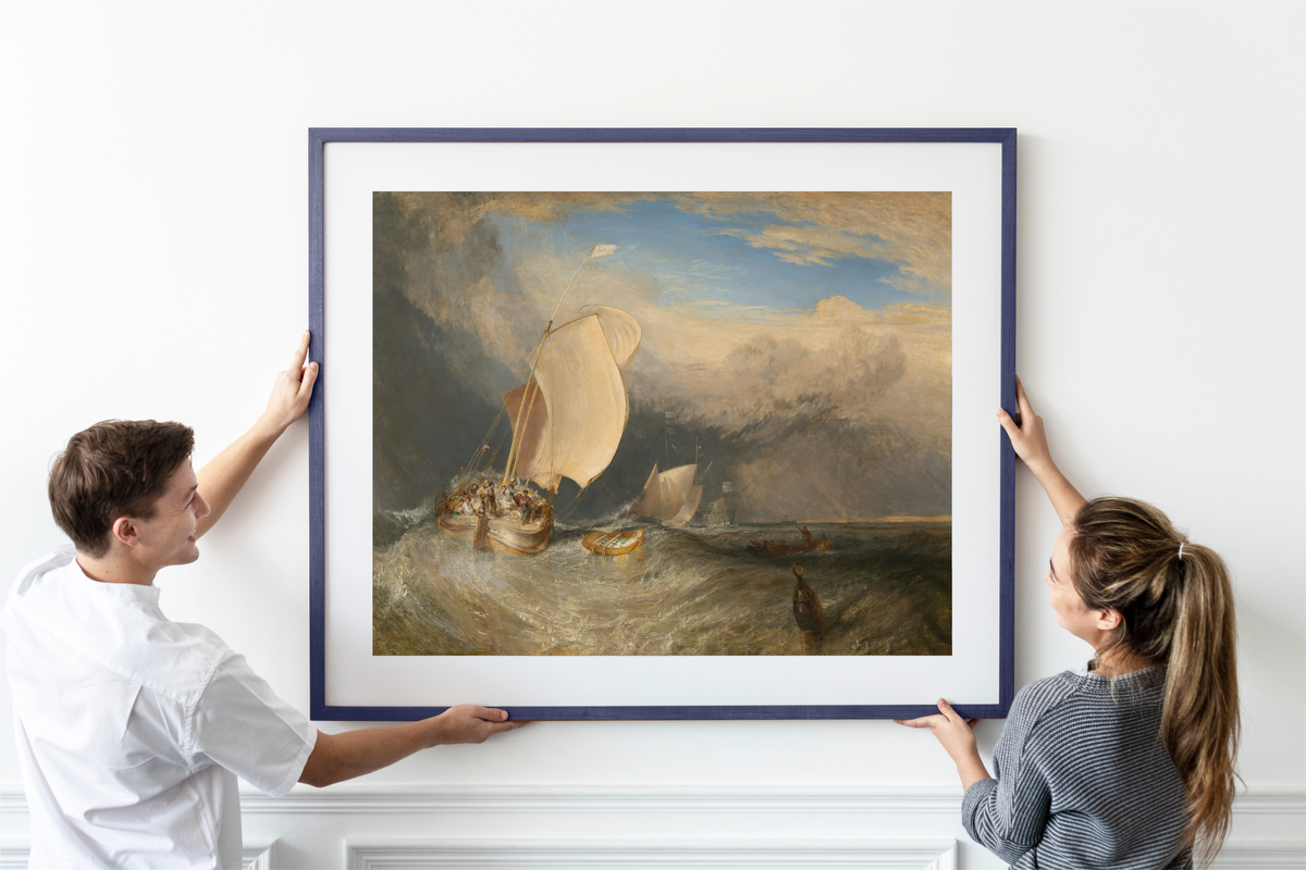 Fishing Boats with Hucksters Bargaining for Fish – Joseph Mallord William Turner