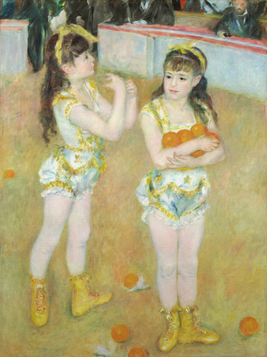 Acrobats at the Cirque Fernando – Pierre-Auguste Renoir