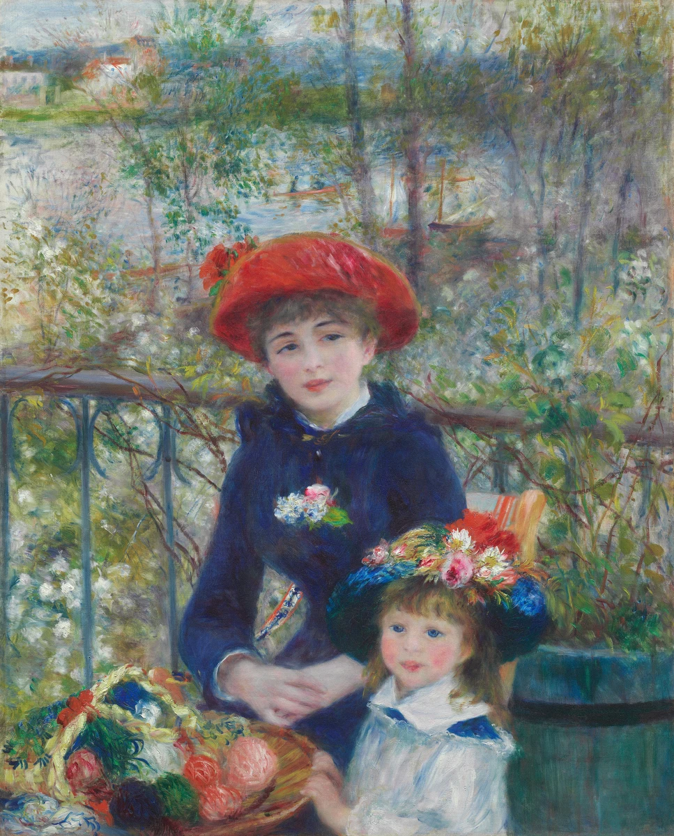 Two Sisters (On the Terrace) – Pierre-Auguste Renoir