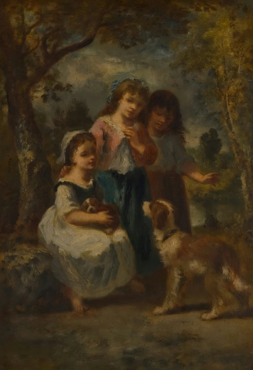 Three Little Girls – Narcisse Virgile Diaz de la Peña