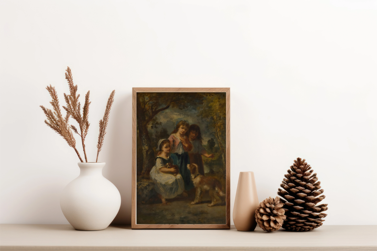 Three Little Girls – Narcisse Virgile Diaz de la Peña