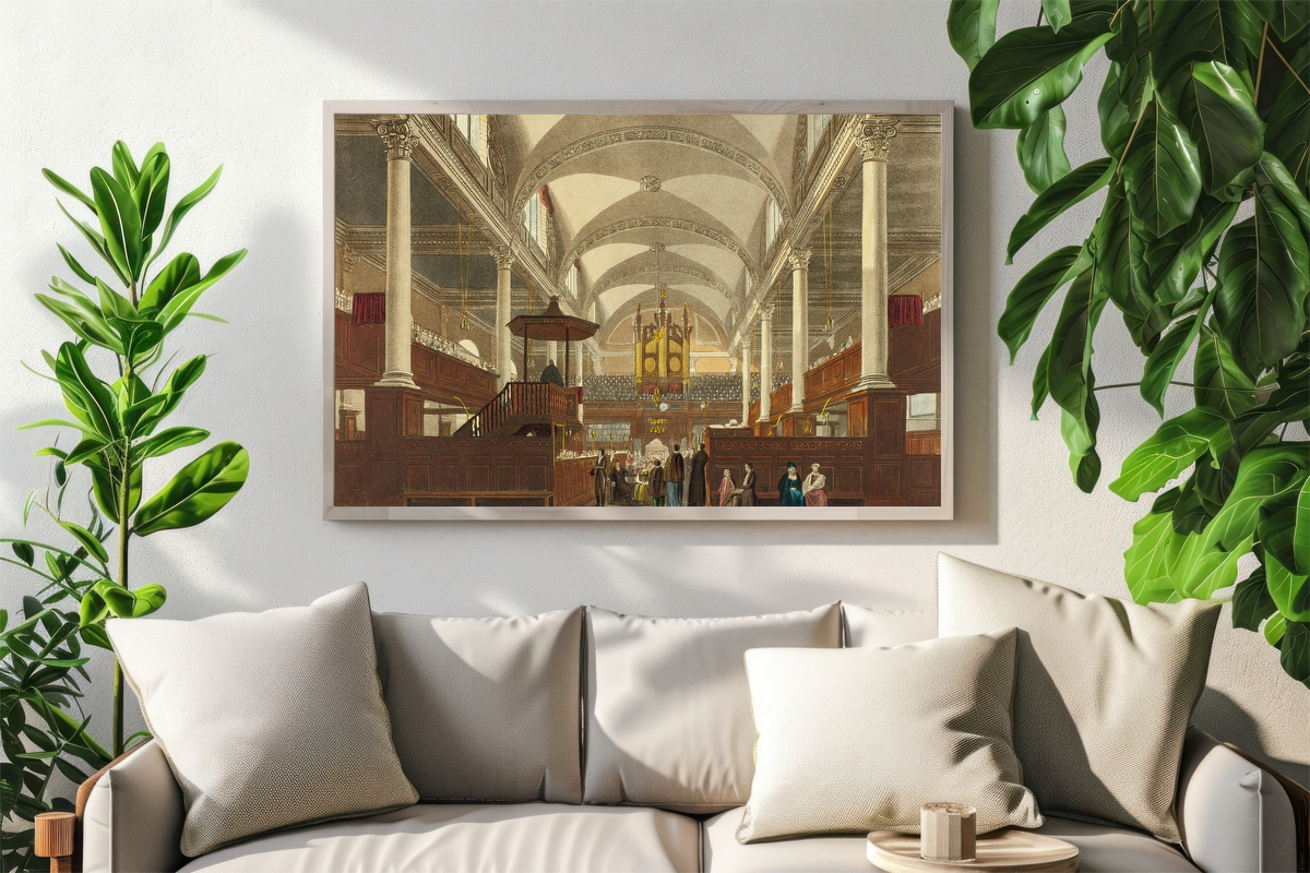 Interior of Christ Church – Daniel Havell