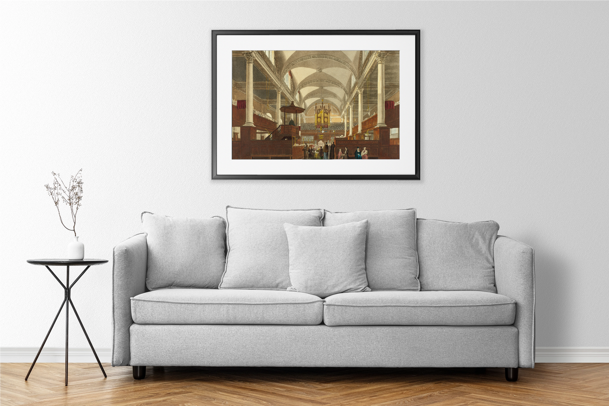 Interior of Christ Church – Daniel Havell