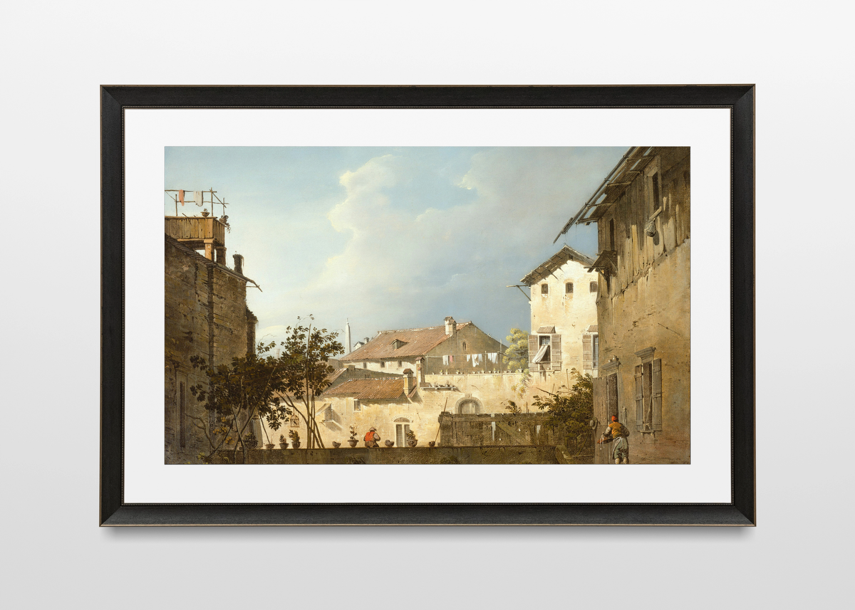 The Terrace – Follower of Canaletto