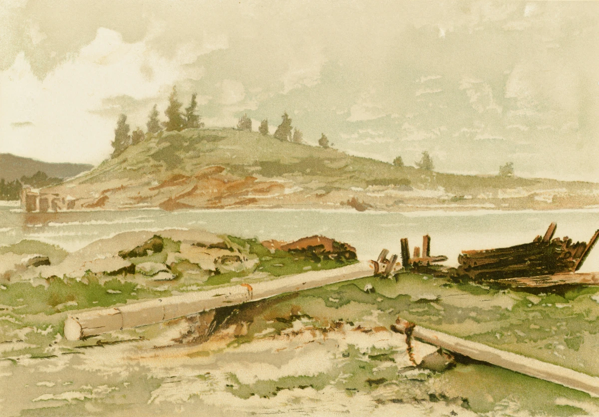 Riverside Log Landscape