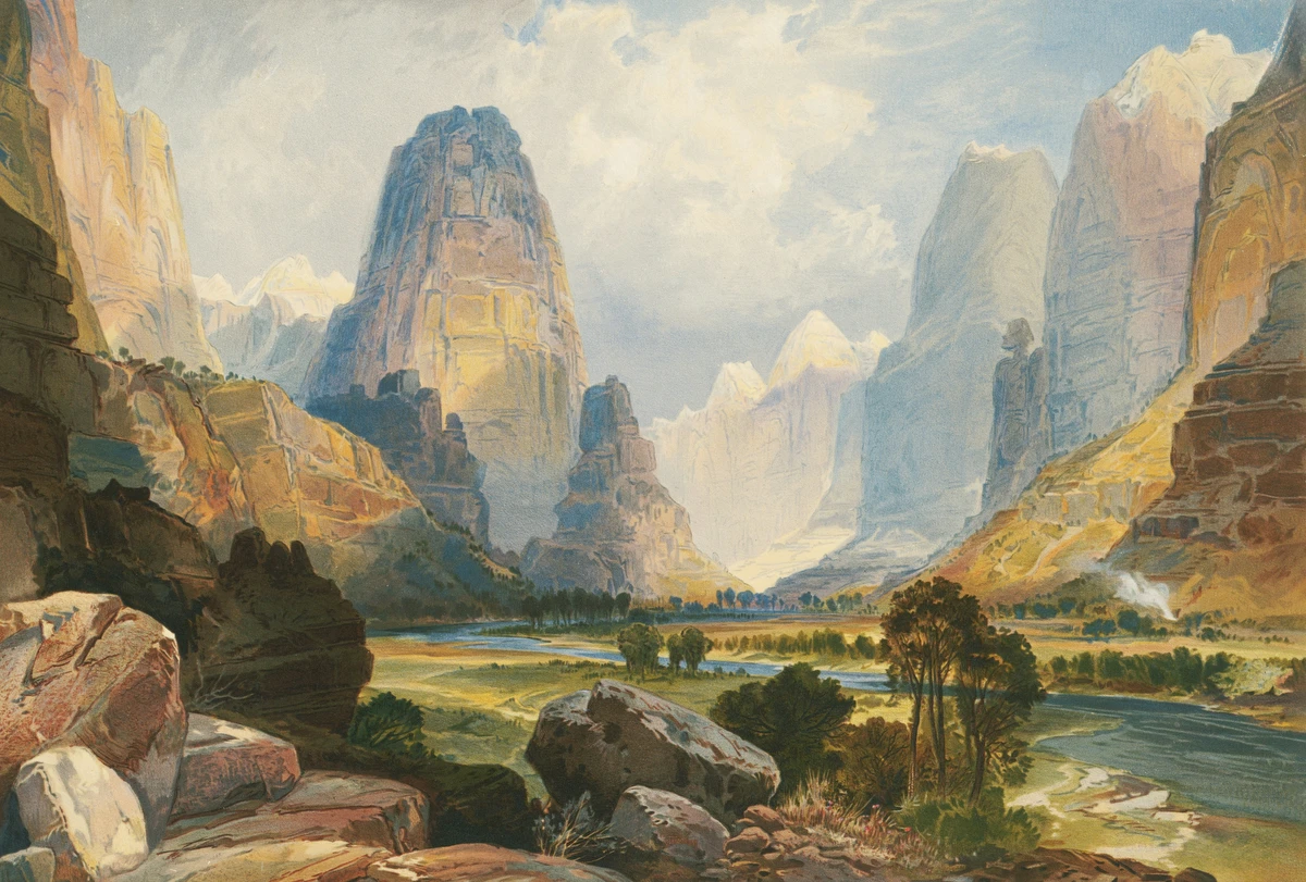 Zion Valley – Thomas Moran